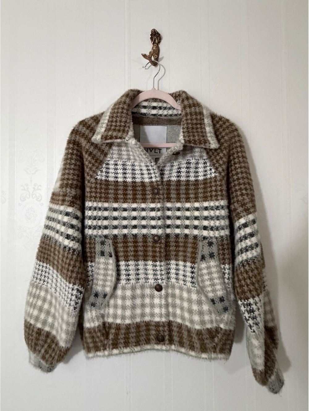 Anthropologie NVLT Plaid Jacket